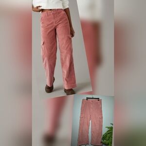 American Eagle Super High-Rise Baggy Wide Leg Corduroy Cargo Pants – Size 16